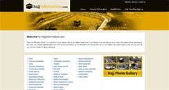 Desktop Screenshot of hajjinformation.com